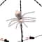 5ft. Lighted Orange & Black Spider in Web Halloween Decoration